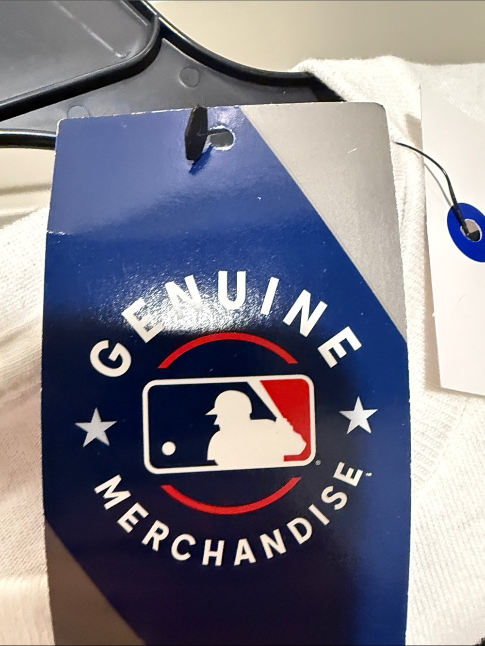 Champion White Los Angeles Dodgers Graphic Tee with Blue Logo - Picture 7 of 8